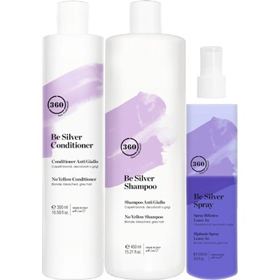 360 Hair Professional Be Silver Trio 3 pc.