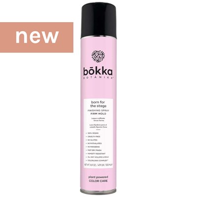 bōkka BOTÁNIKA born for the stage FIRM HOLD FINISHING SPRAY 16.9 Fl. Oz.